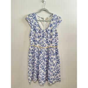 Matilda Jane Bluebell Linen Toile Dress Size 10